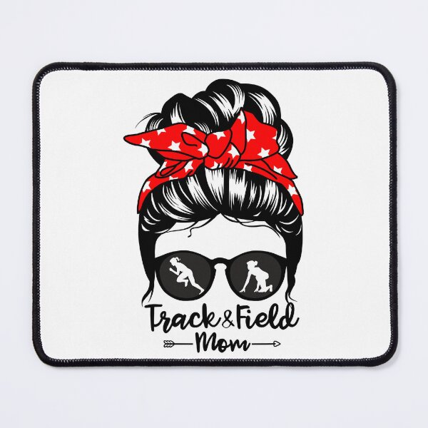 Item preview, Track And Field Mom Messy Bun Hair Funny Runner Athlete designed and sold by tamara-art.