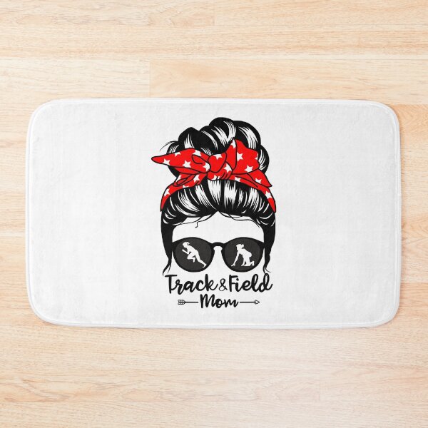 Item preview, Track And Field Mom Messy Bun Hair Funny Runner Athlete designed and sold by tamara-art.