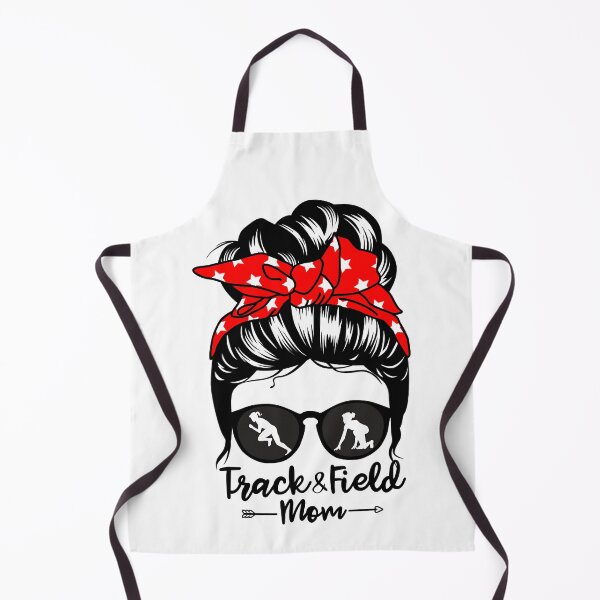 Item preview, Track And Field Mom Messy Bun Hair Funny Runner Athlete designed and sold by tamara-art.