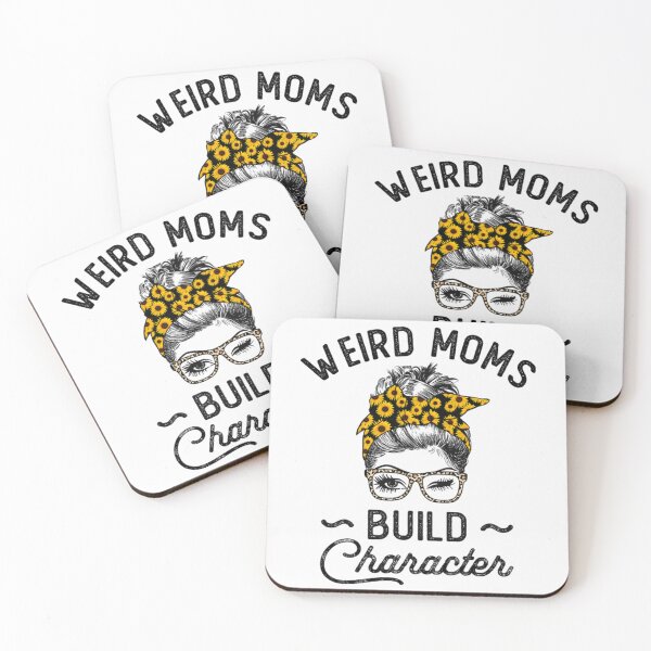 Item preview, Mommy, Weird Moms Build Character Funny Mom Messy Bun designed and sold by LuisPinHa.