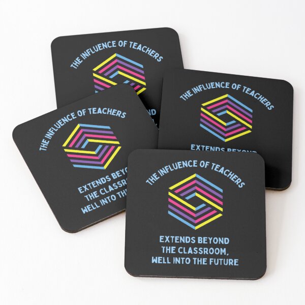 Item preview, The Influence of Teachers Colorful Stripes Best Teacher Design designed and sold by BestTeacher.