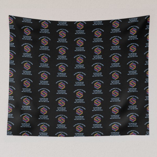 Item preview, The Influence of Teachers Colorful Stripes Best Teacher Design designed and sold by BestTeacher.