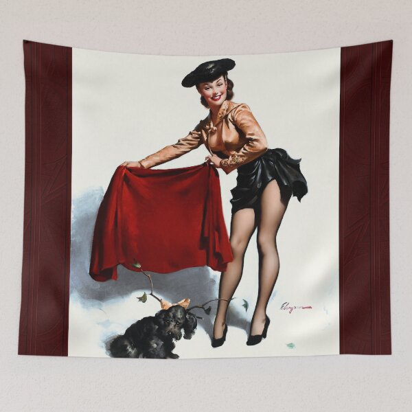 Item preview, Aw Come On by Gil Elvgren Remastered Vintage Retro Xzendor7 Art Reproductions designed and sold by Xzendor7 Digital Art Creations.