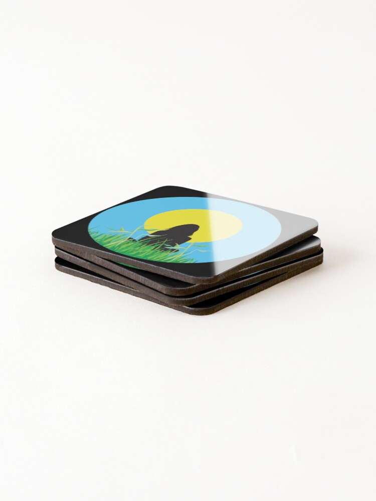 Thumbnail 4 of 5, Coasters (Set of 4), PEACEFUL designed and sold by Randa-2511.