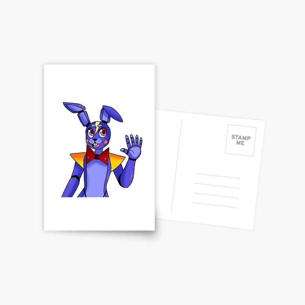 Glamrock Bonnie  Postcard for Sale by balobadartist