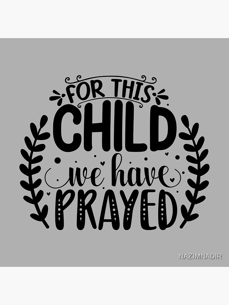 kjv bible verse for this child i have prayed