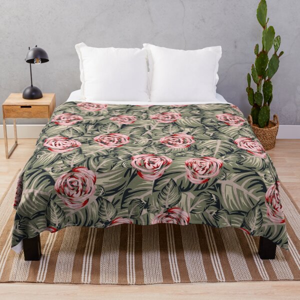 Item preview, Red Rose flowers pattern designed and sold by Cheni-Yathri.