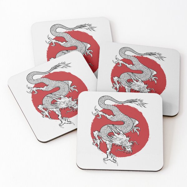 Item preview, japanese fantasy dragon designed and sold by Chimp Champ.