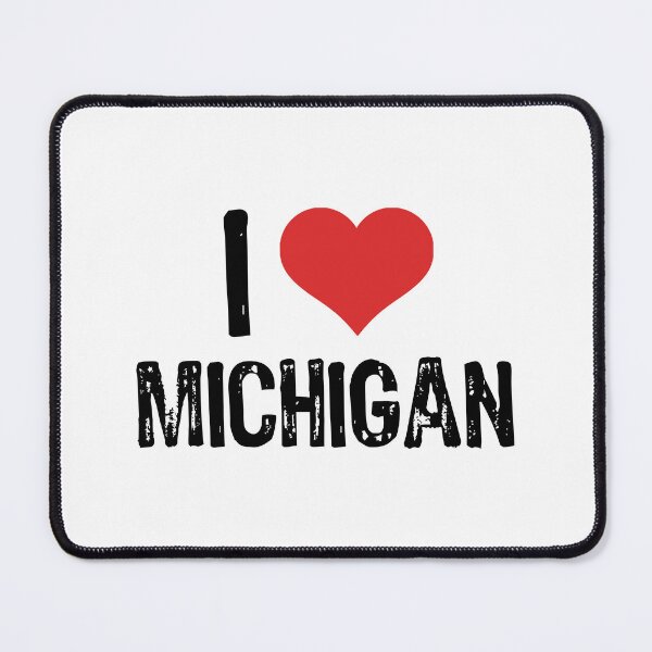 Item preview, I Love Michigan designed and sold by The "I Love Everything" Shop.