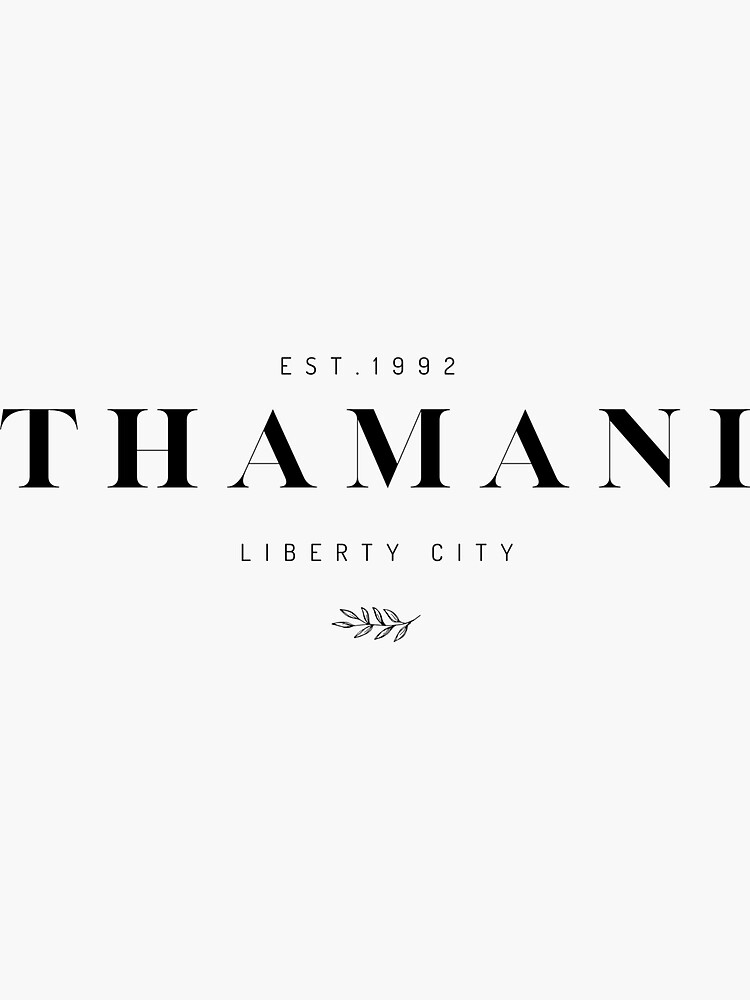 "Thamani Liberty City" Sticker for Sale by SpeedDriven Redbubble