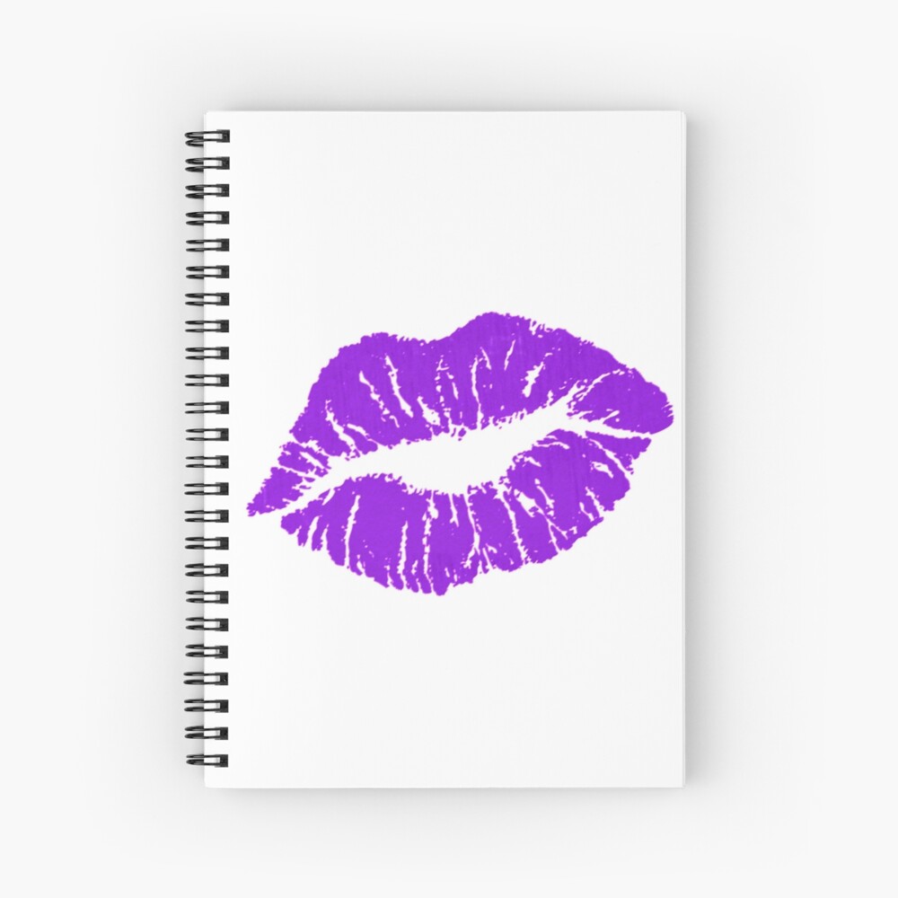 Lila Lippen Kunstdruck Von Raychillz Redbubble