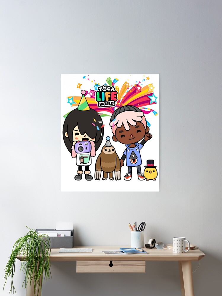 toca boca and gacha life Poster for Sale by kader011