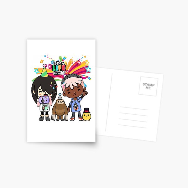 toca boca and gacha life Postcard for Sale by kader011