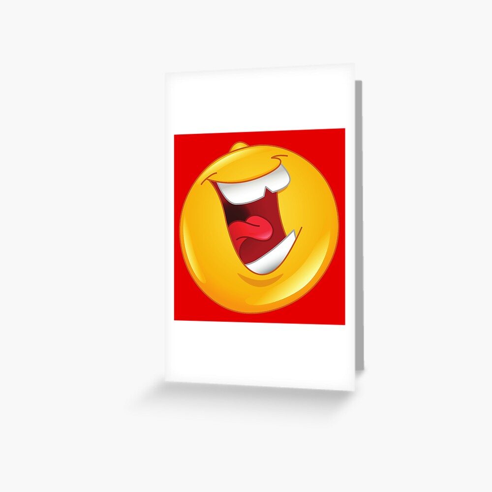 Very Happy Emojisheesh Emojis Emoji Meme Sheesh Greeting Card By Royal108 Redbubble