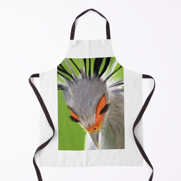 Item preview, Secretary bird Secretarybird Eyelash Bird Earth Day Appreciation Art designed and sold by AdonisCreations.