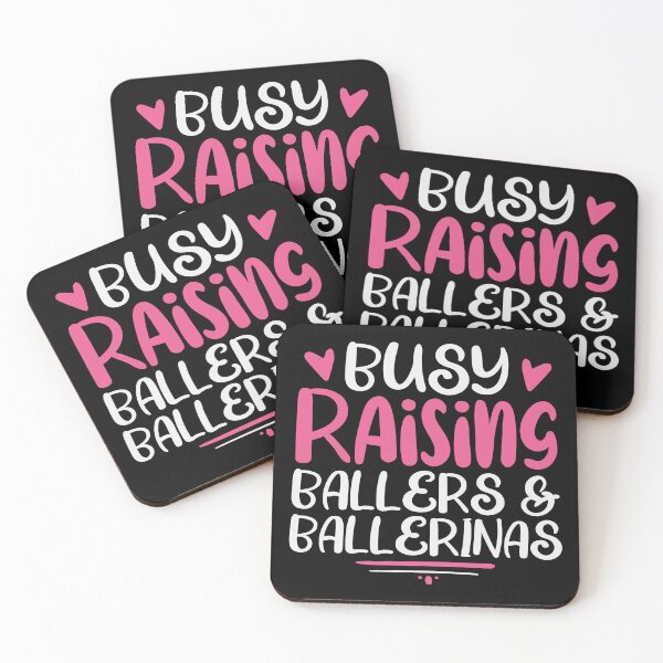 Item preview, Busy Raising Ballers & Ballerinas Funny Dance Mom Heart Gift Idea / Mother's day Gifts designed and sold by Chamssou.
