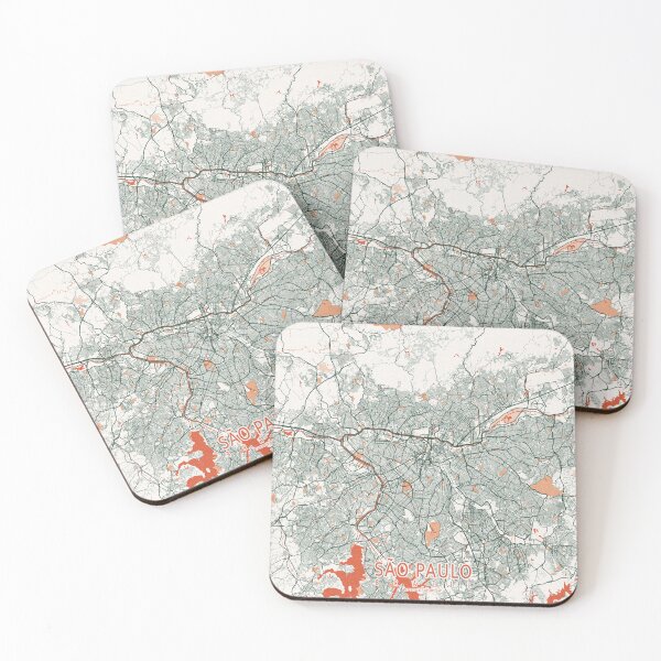 Item preview, Mapa de la ciudad de Sao Paulo de Brasil - Bohemio designed and sold by deMAP.