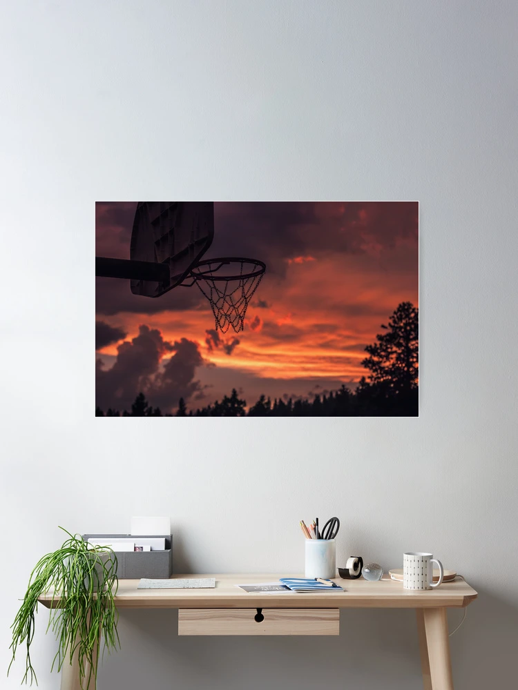 レビュー高評価アイテム特集｜ファッション通販 Sunset At The Park (Basketball) ポスター
