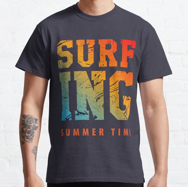 surfing t shirt design Classic T-Shirt
