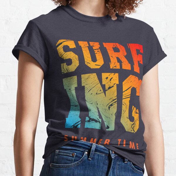 conception de t-shirt de surf T-shirt classique