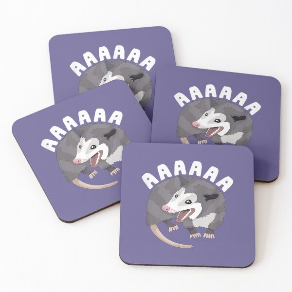 Item preview, Aaaaaa Screaming Opossum Stressed Possum Funny Dank Meme designed and sold by baby-boxing.