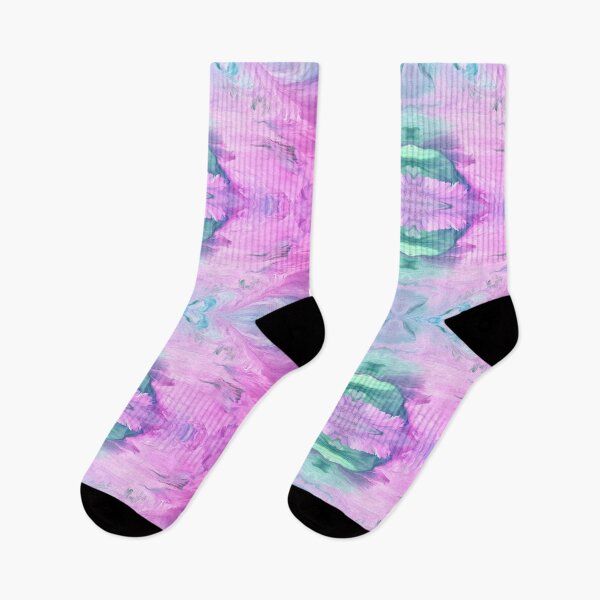 Item preview, Abstract Pink, Green, and White Painting designed and sold by Creative-Voyage.