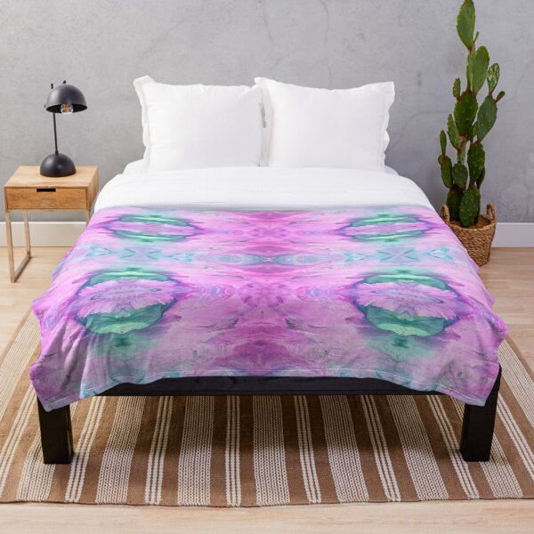 Item preview, Abstract Pink, Green, and White Painting designed and sold by Creative-Voyage.