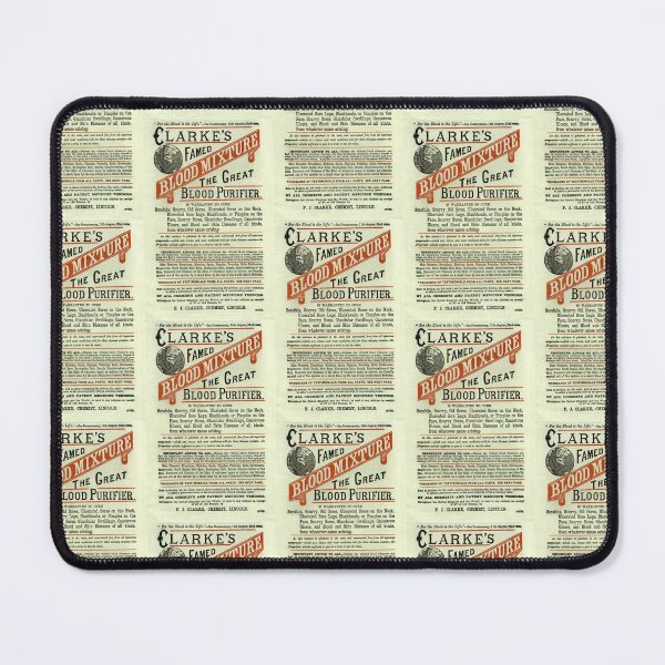 Item preview, Vintage Quack Medicine Advertisement Poster, Clark's Blood Purifier designed and sold by hjsmith.