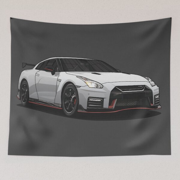 Item preview, R35 Skyline Coupe Sedan Car White designed and sold by carvect-id.