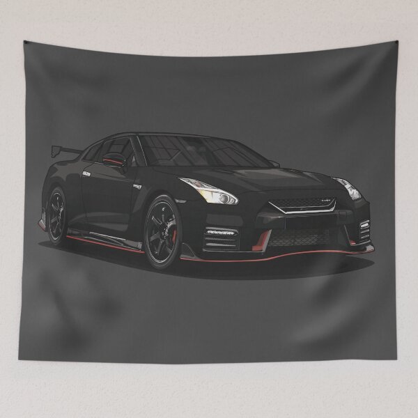 Item preview, R35 Skyline Coupe Sedan Car Black designed and sold by carvect-id.
