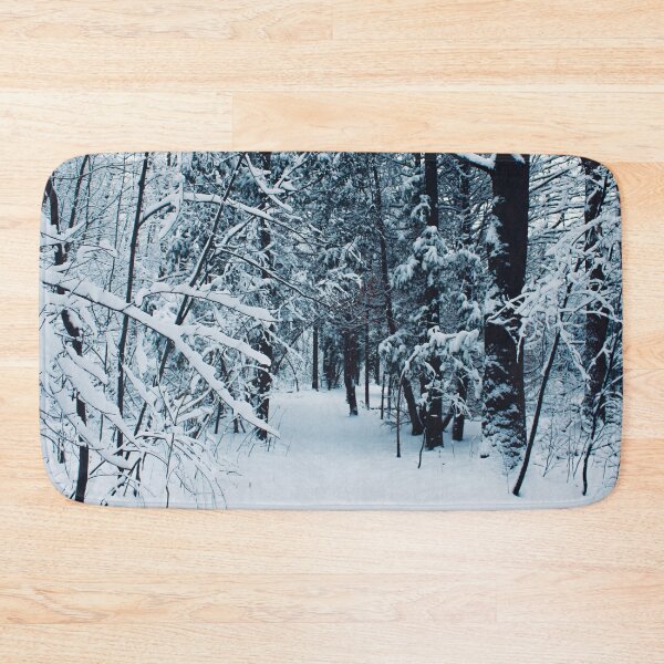 Item preview, Snowy Winter Forest Path designed and sold by RoseyElisabeth.