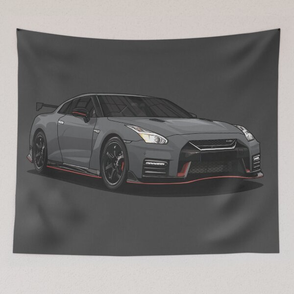 Item preview, R35 Skyline Coupe Sedan Car Grey designed and sold by carvect-id.