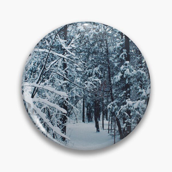 Item preview, Snowy Winter Forest Path designed and sold by RoseyElisabeth.