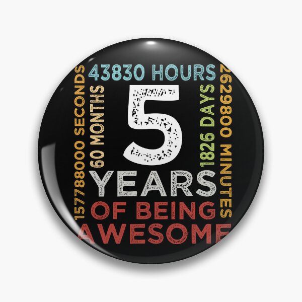 Item preview, Cool Kids 5th Birthday 5 Years Old Vintage Retro 60 Months Boys And Girls designed and sold by pedrored369.