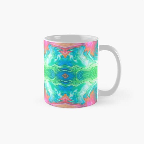 Item preview, Pintura verde, azul, rosa, naranja y blanca designed and sold by Creative-Voyage.