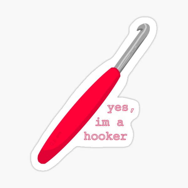 Item preview, Crochet hook pun designed and sold by mdrawings.