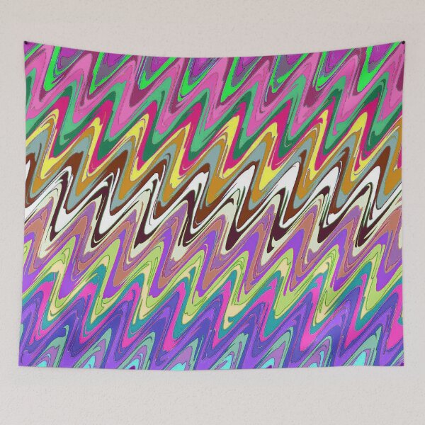 Item preview, Abstract ZigZag Fractal in Pink & Purple designed and sold by SXW Designs.