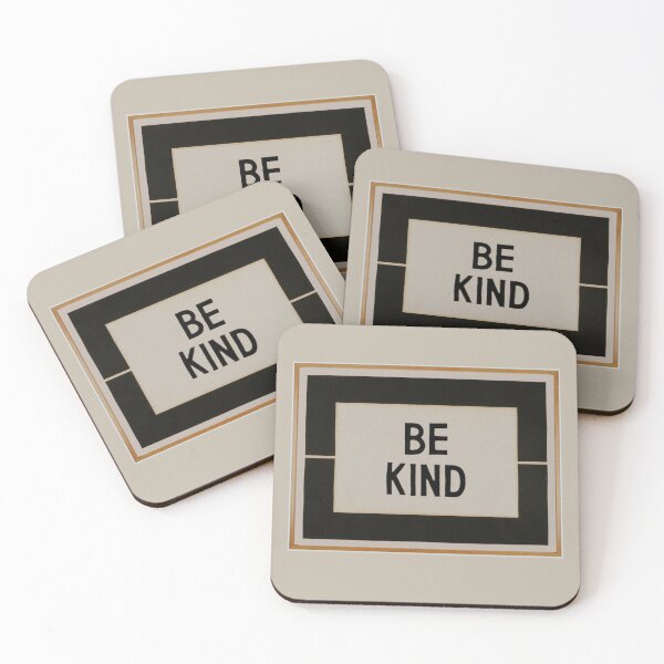 Item preview, Be Kind Typography Print designed and sold by apopofbeauty.