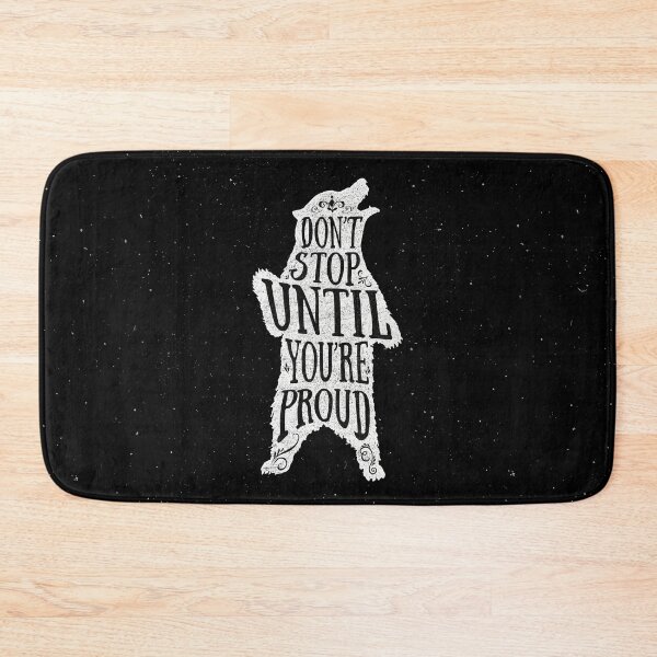 Item preview, Don't stop until you're proud. (black) designed and sold by Miricle.