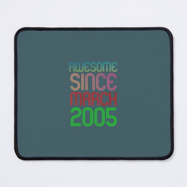 Item preview, Awesome Since March 2005 Vintage 17 Th Birthday designed and sold by medbouk1.