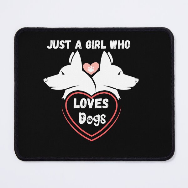 Item preview, Just a girl who loves Dogs - Funny Puppy T-Shirt designed and sold by dirlkhiat.