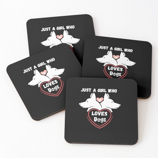Aperçu de l'œuvre Juste une fille qui aime les chiens - T-shirt drôle de chiot créée et vendue par dirlkhiat.