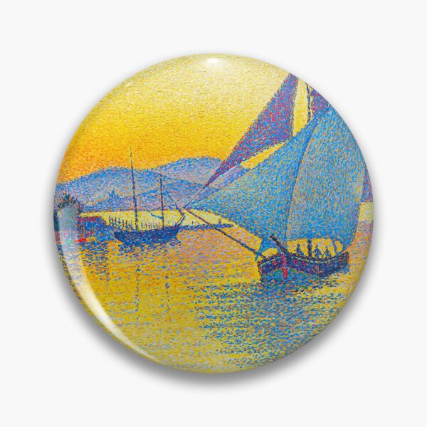 Item preview, HD PAUL SIGNAC - Le Port au soleil couchant, Opus 236 (Saint-Tropez) 1892 designed and sold by Go Logo Designs.