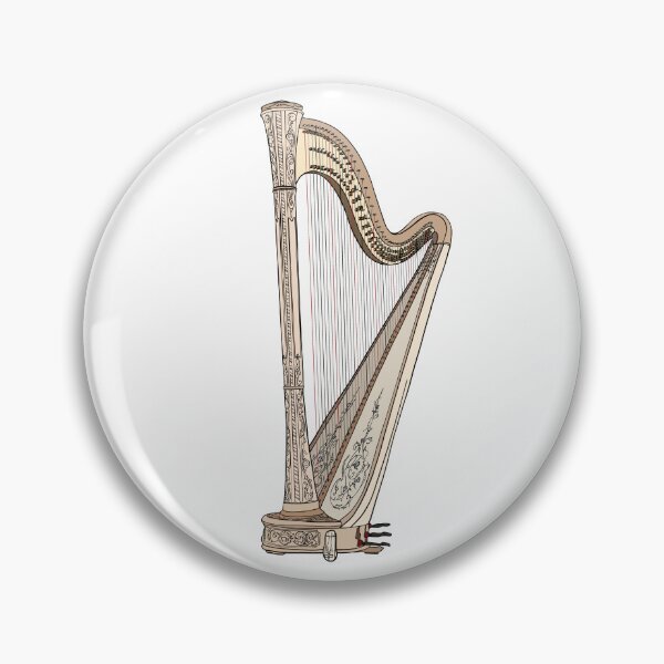 Item preview, Realistic Harp designed and sold by Rocket-To-Pluto.