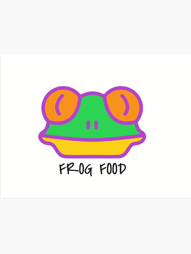 "Frog Food 7" Sticker for Sale by Njhitt Redbubble