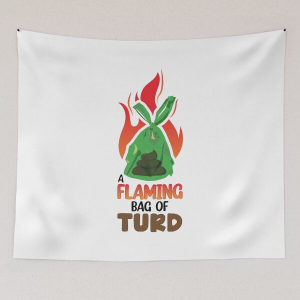 Item preview, A Flaming Bag of Turd designed and sold by Steven Coman.