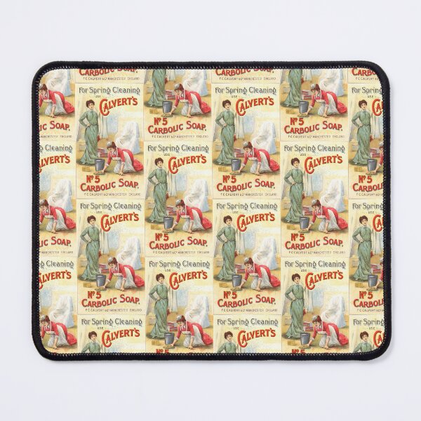 Item preview, Vintage Calvert's Carbolic Soap Advertisement Poster 1, Charwoman, 19th Century Women's Fashion designed and sold by hjsmith.
