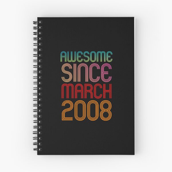 Item preview, Awesome Since March 2008 Vintage 14Th Birthday designed and sold by medbouk1.