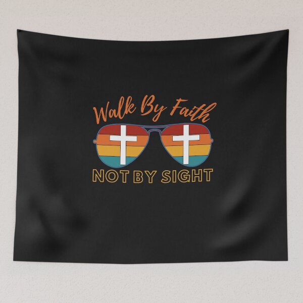 Item preview, Walk By Faith Not By Sight T-Shirt designed and sold by MrTsTshirts.