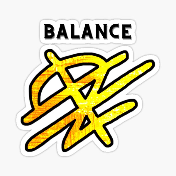 BALANCE - Sigils - Manifestations Sticker